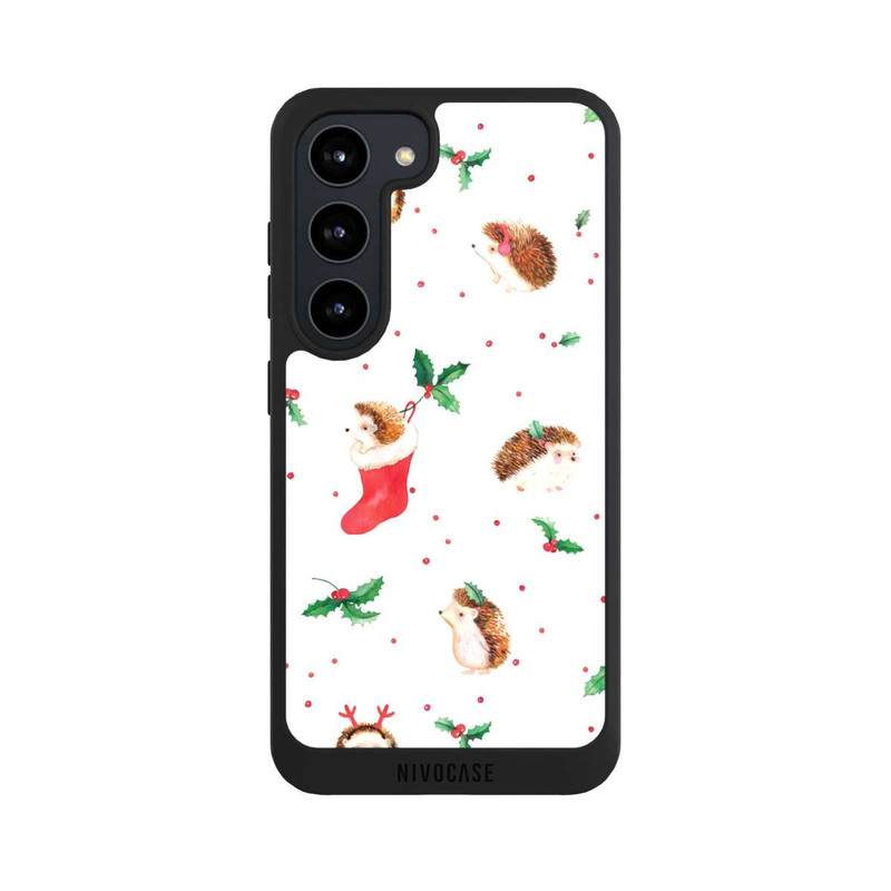 Galaxy S23 NIVOpure Christmas Cute Hedgehog
