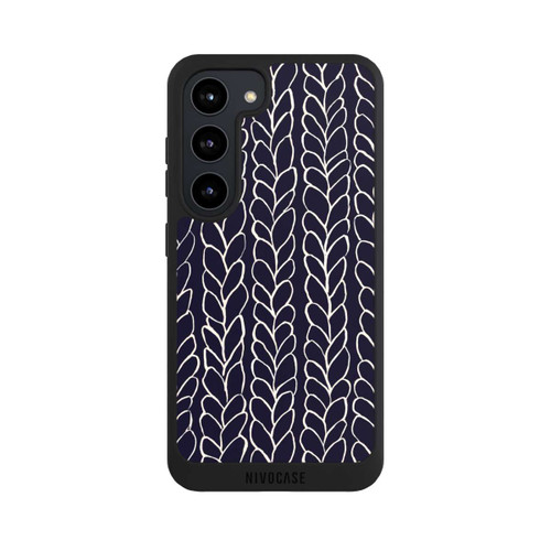 Samsung Galaxy S23 NIVOpure gezeichnete Wollzöpfe Marine