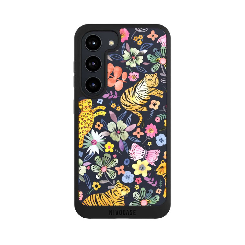 Galaxy S23 NIVOpure Tigres & Fleurs du Printemps