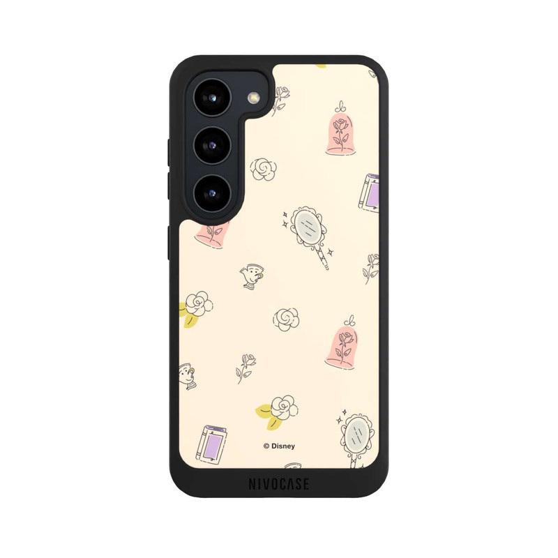 Galaxy S23 NIVOpure Princess Accessoires Pattern Beige Disney Princess 