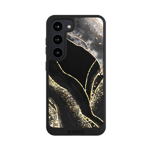 Samsung Galaxy S23 NIVOpure Dark Marble Gold