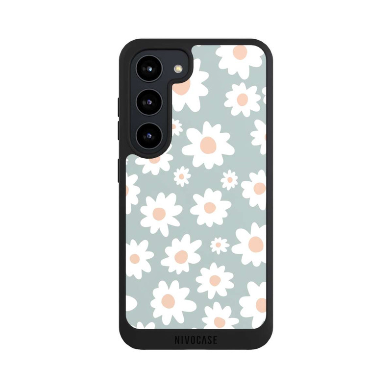 Galaxy S23 NIVOpure Marguerites Pattern Vert