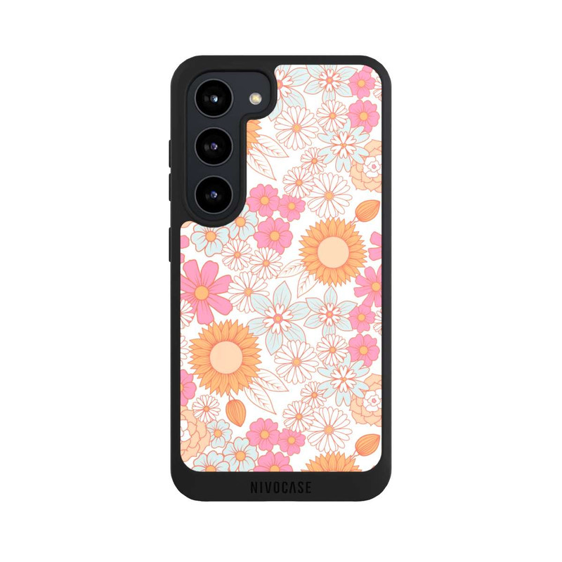 Galaxy S23 NIVOpure Retro Boho Blumen