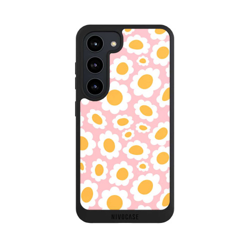 Samsung Galaxy S23 NIVOpure Vintage Gänseblümchen Rosa
