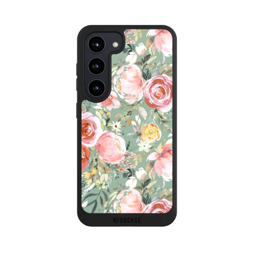 Samsung Galaxy S23 NIVOpure Pastellfarbener Pfingstrosenstrauß