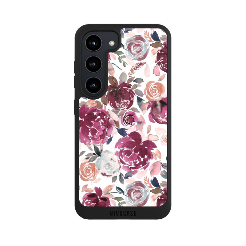 Galaxy S23 NIVOpure Autumn Peonies and roses Pink
