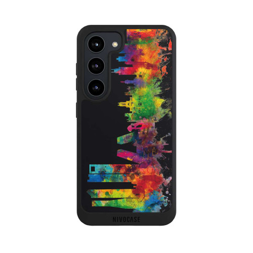 Samsung Galaxy S23 NIVOpure Ligne d'horizon de Madrid Espagne Noir