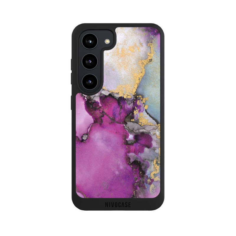 Galaxy S23 NIVOpure Alcohol Ink Art Pink
