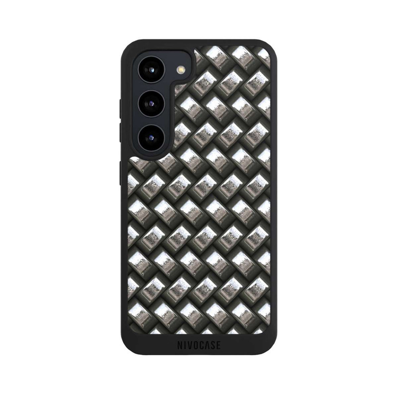 Galaxy S23 NIVOpure Glamour Silver Metal