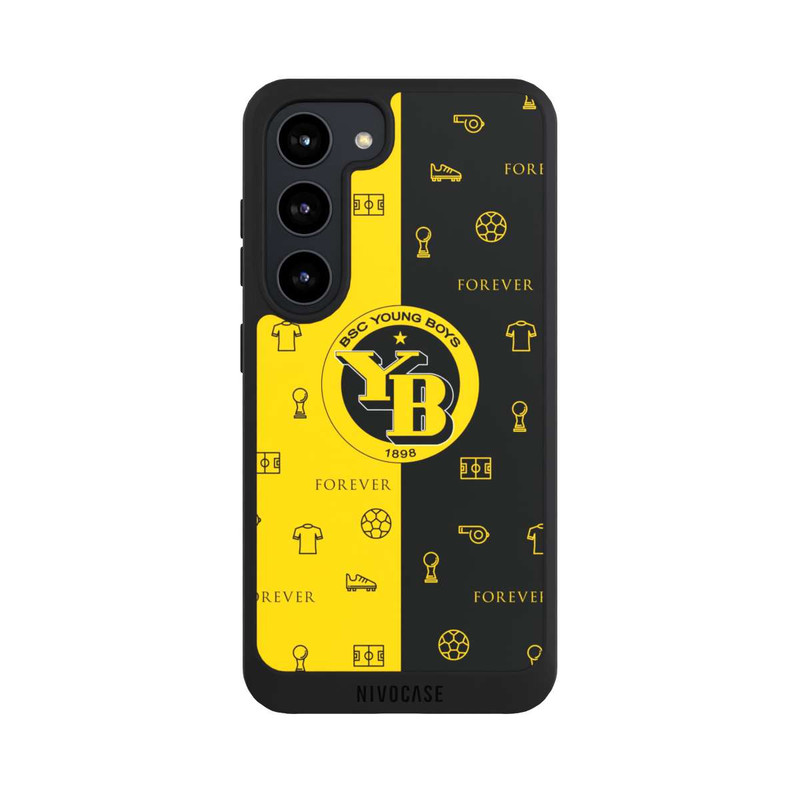 Galaxy S23 NIVOpure BSC YB Gelb Schwarz Muster