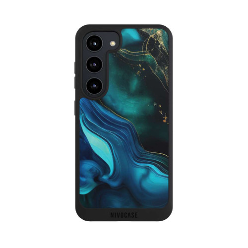 Samsung Galaxy S23 NIVOpure Encre bleue et dorée