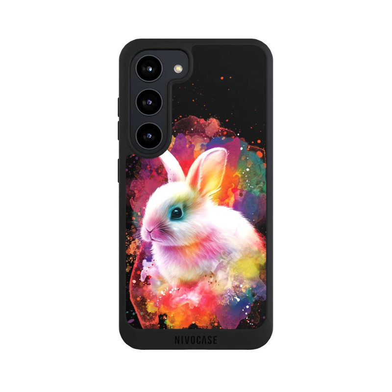 Galaxy S23 NIVOpure Happy Rabbit Black