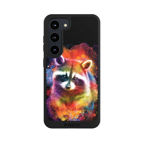 Samsung Galaxy S23 NIVOpure Happy Racoon Black