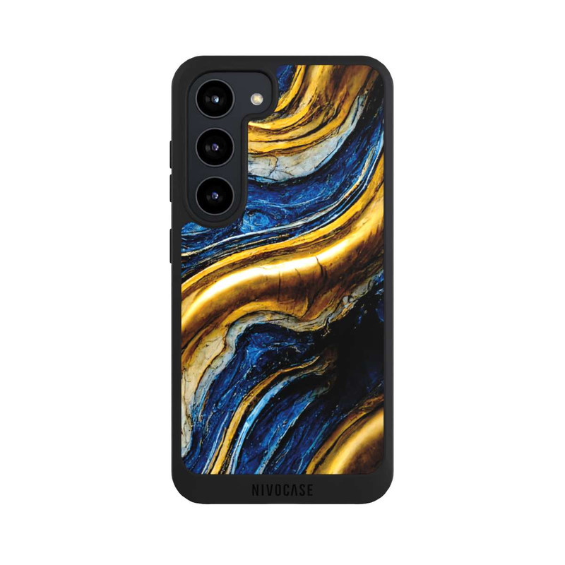 Galaxy S23 NIVOpure Royal Blue And Gold Look Structure