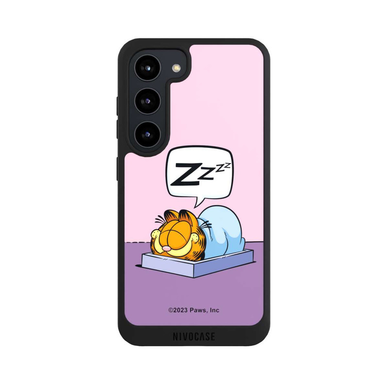 Galaxy S23 NIVOpure Garfield Nap Attack Pink 