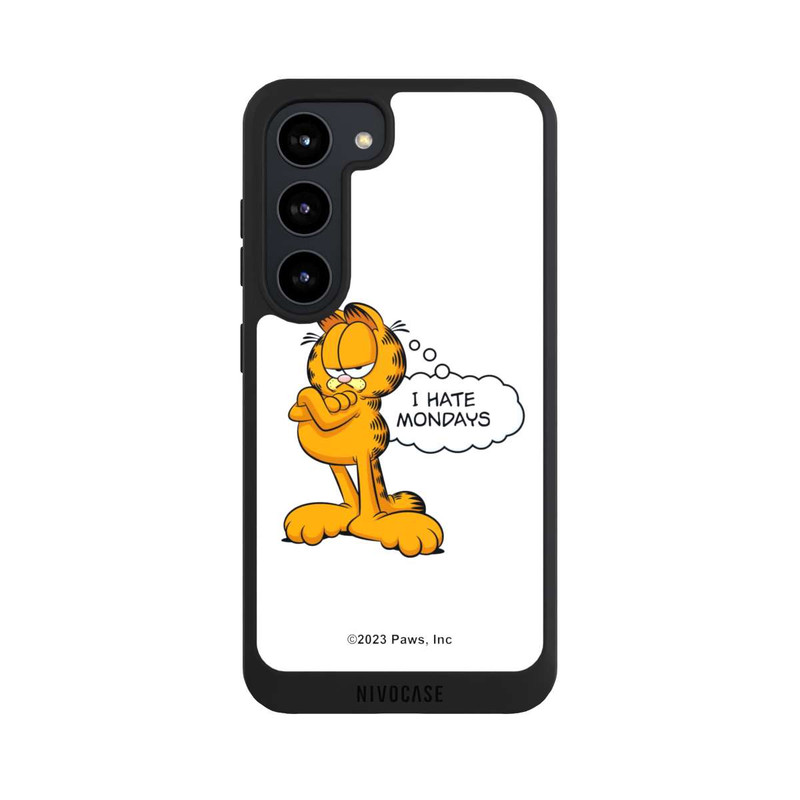Galaxy S23 NIVOpure Garfield I Hate Mondays Weiß
