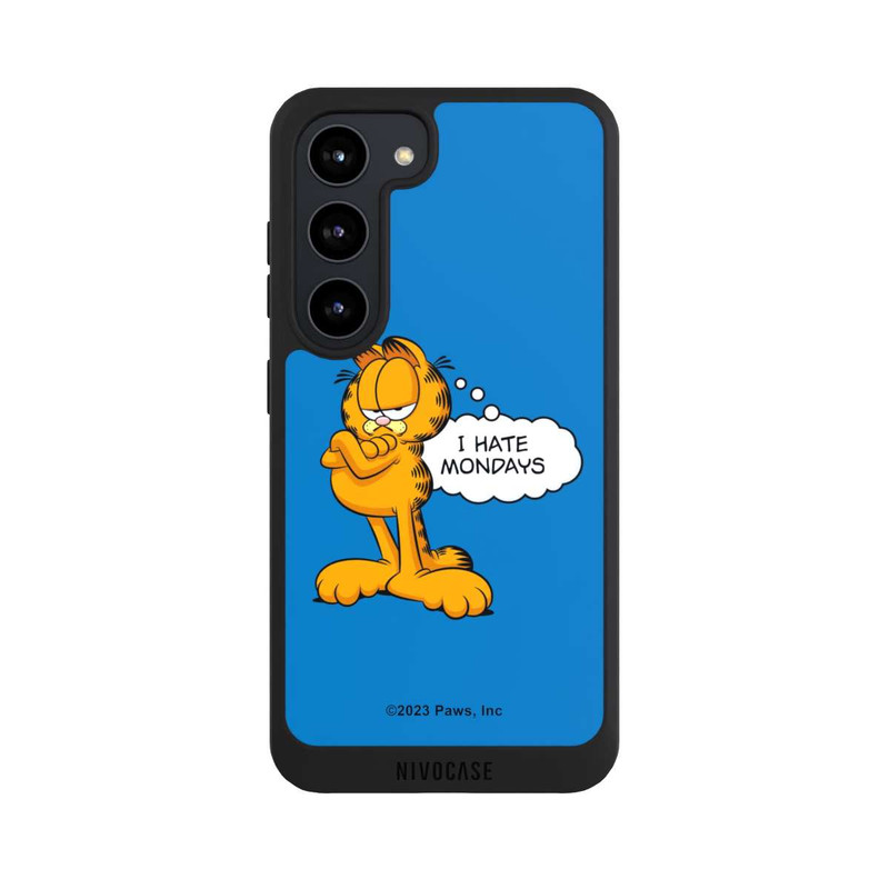 Galaxy S23 NIVOpure Garfield I Hate Mondays Blau