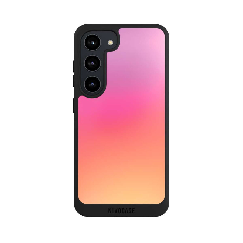 Galaxy S23 NIVOpure Pastell Pink Glitch
