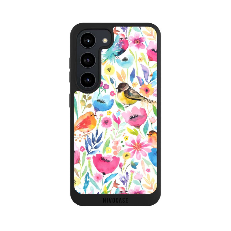 Galaxy S23 NIVOpure Wunderliche Vögel und Blumen