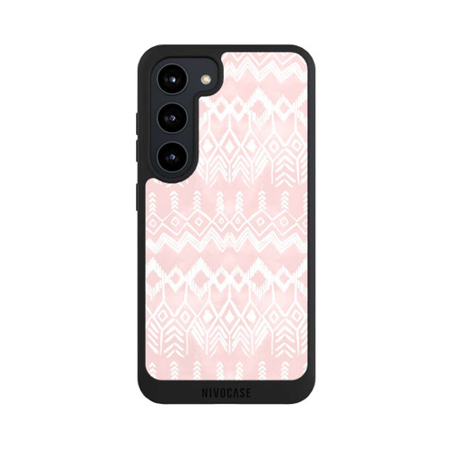 Samsung Galaxy S23 NIVOpure Ethnisches Muster in staubigem Rosa