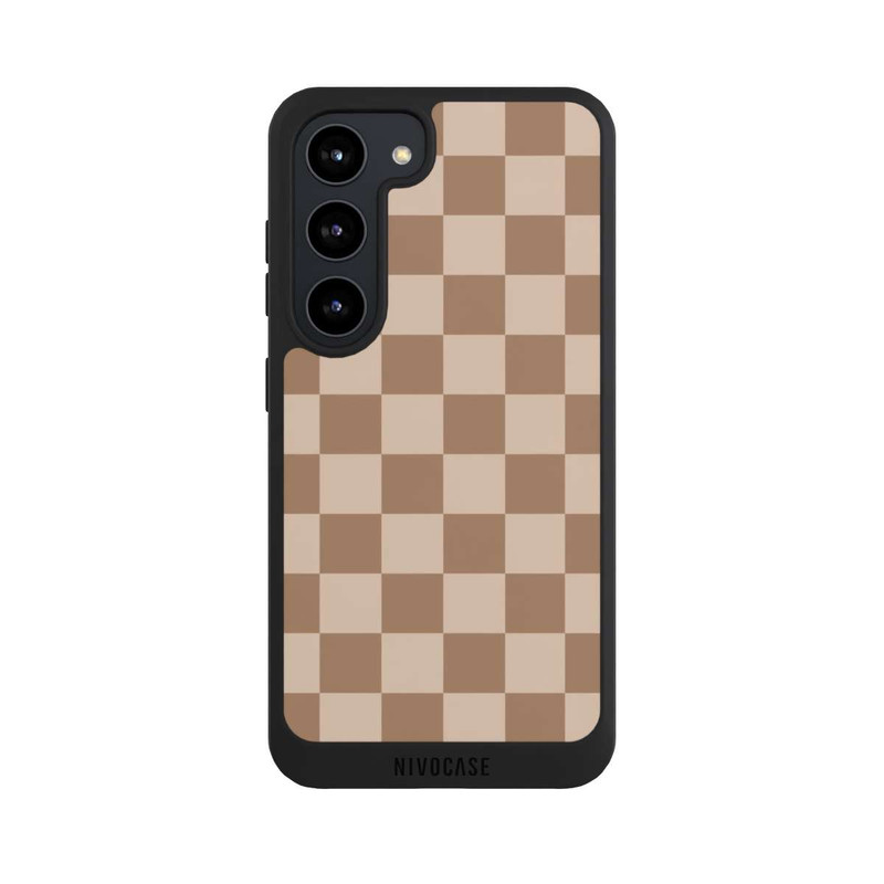 Galaxy S23 NIVOpure Brown check