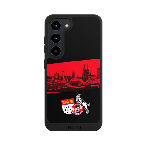 Samsung Galaxy S23 NIVOpure Skyline Köln Rot Schwarz