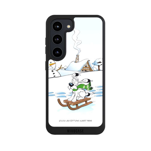 Samsung Galaxy S23 NIVOpure Idefix rides a sleigh