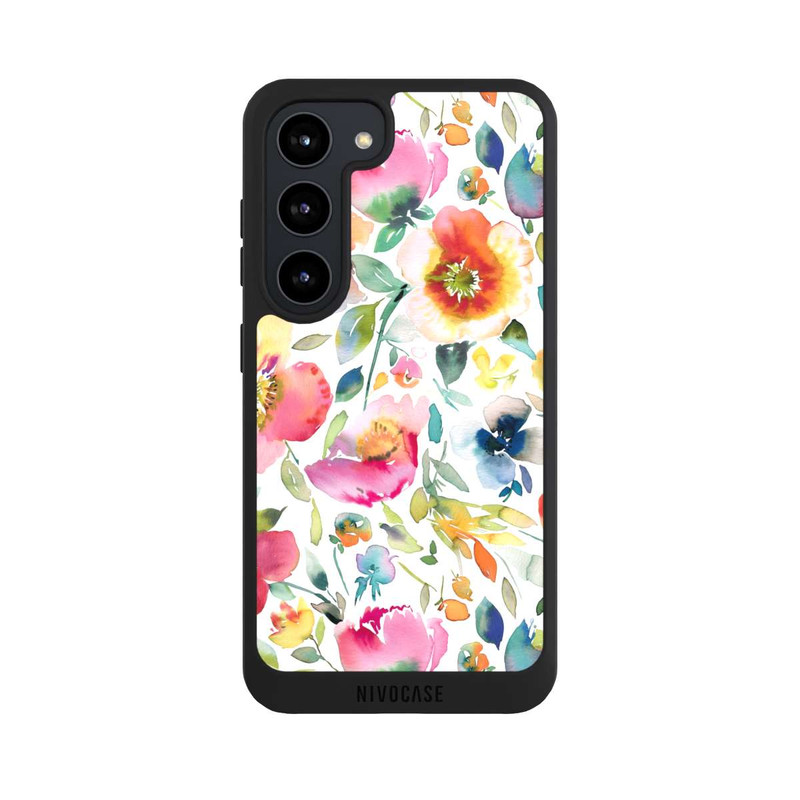 Galaxy S23 NIVOpure Psychedelic Poppies Multicolor