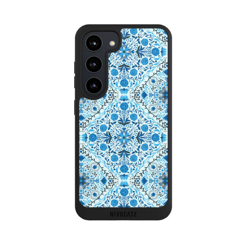 Samsung Galaxy S23 NIVOpure Blue Floral Tiles