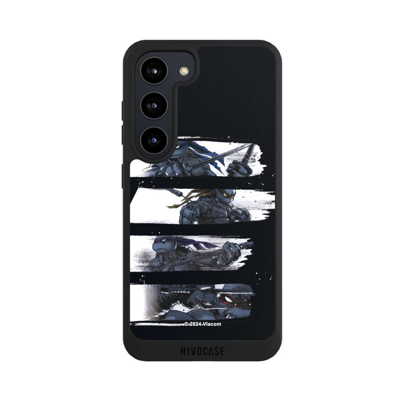 Galaxy S23 NIVOpure TMNT Schwarz und Weiß Scratch