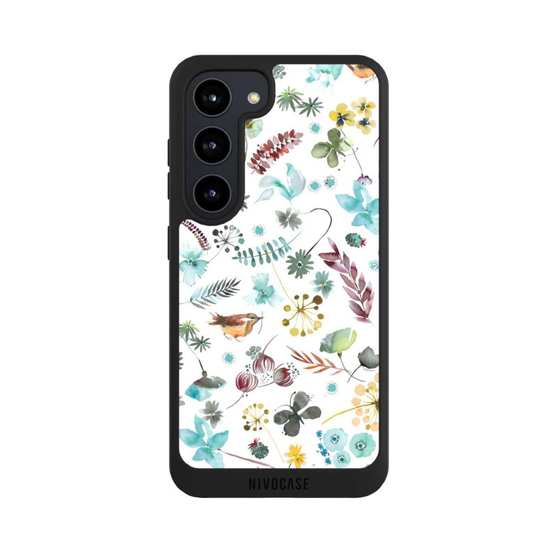 Galaxy S23 NIVOpure Botanischer Schmetterling Natur Blau