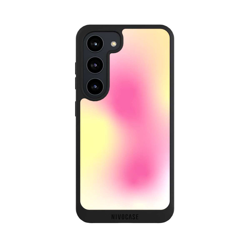 Galaxy S23 NIVOpure Aura yellow pink