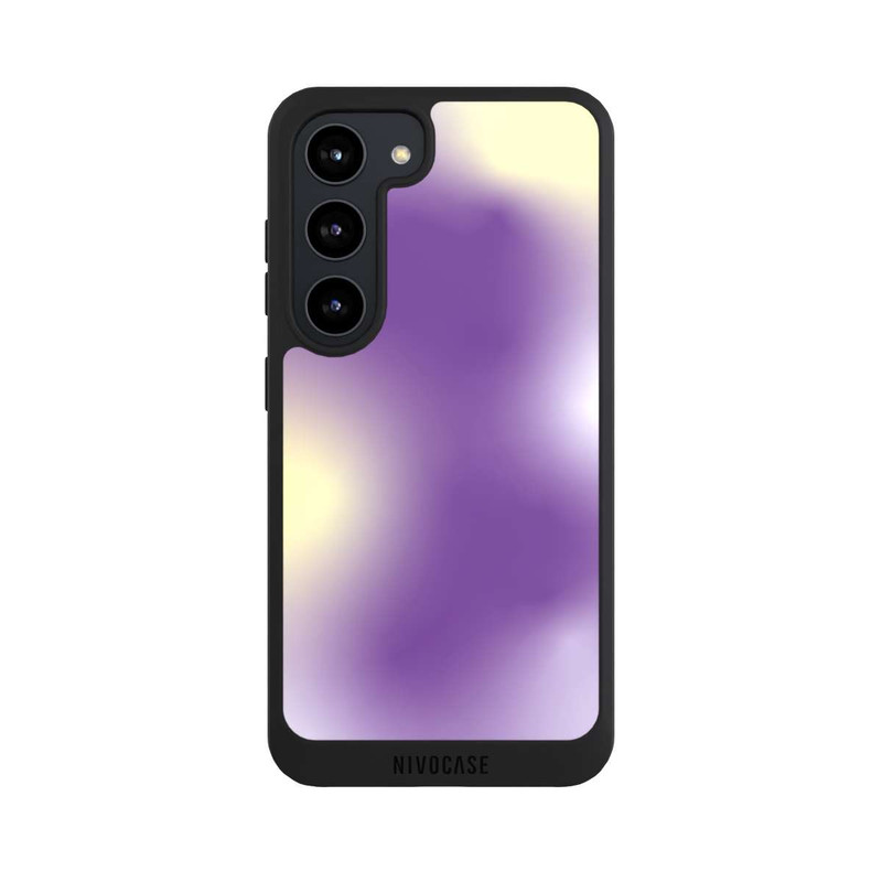 Galaxy S23 NIVOpure Aura purple yellow