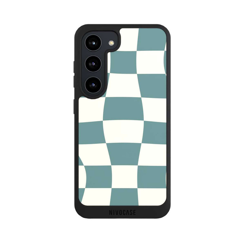 Galaxy S23 NIVOpure Petrol checkerboard