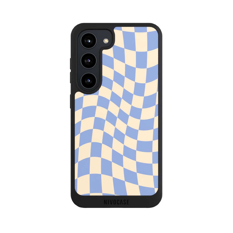 Galaxy S23 NIVOpure Blue chessboard