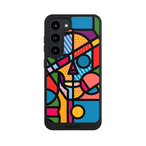Samsung Galaxy S23 NIVOpure Vit Skull Colorful