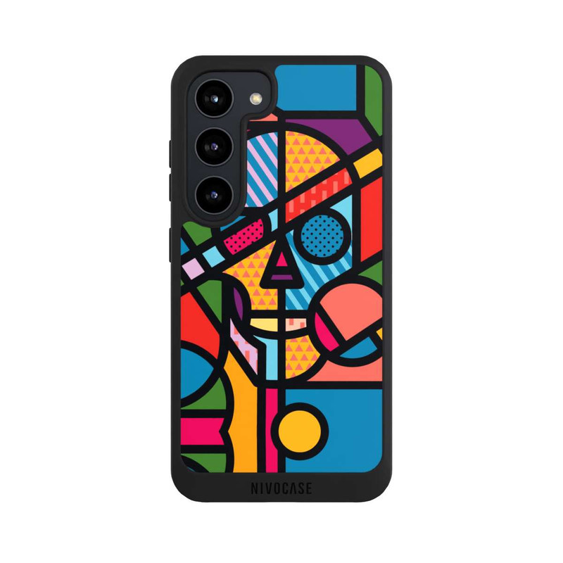 Galaxy S23 NIVOpure Vit Skull Colorful