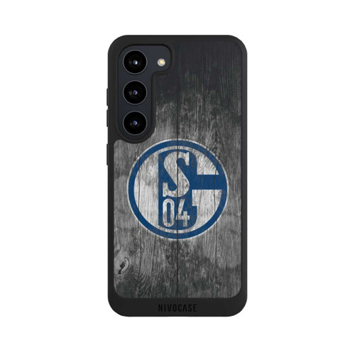 Samsung Galaxy S23 NIVOpure Schalke 04 Holz Look
