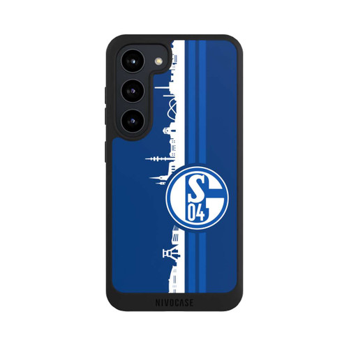 Samsung Galaxy S23 NIVOpure Schalke 04 Skyline Blau
