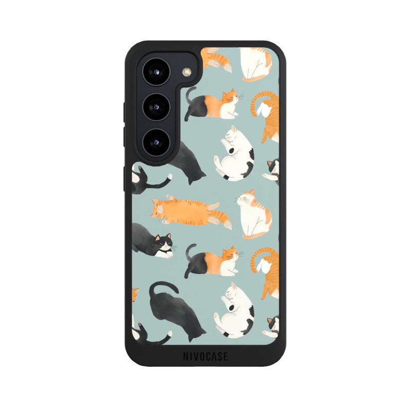 Galaxy S23 NIVOpure Cats Pattern
