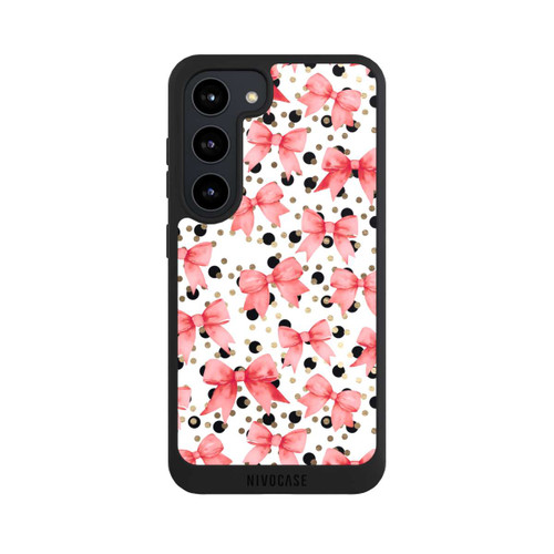 Samsung Galaxy S23 NIVOpure Red Bows and Polka Dots