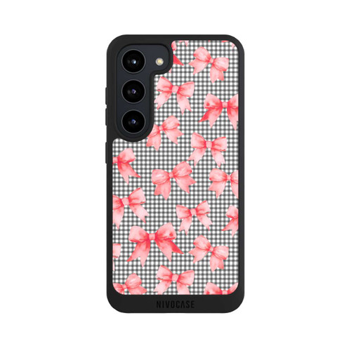 Samsung Galaxy S23 NIVOpure Red Bows and Gingham