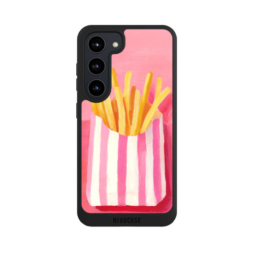 Samsung Galaxy S23 NIVOpure Retro Fries Pink Watercolor