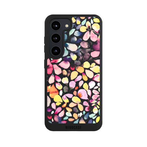 Samsung Galaxy S23 NIVOpure Eucalyptus Watercolor Leaves Black
