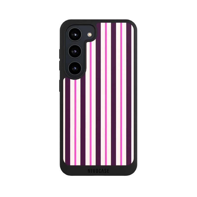 Galaxy S23 NIVOpure Streifen Rot Bordeaux