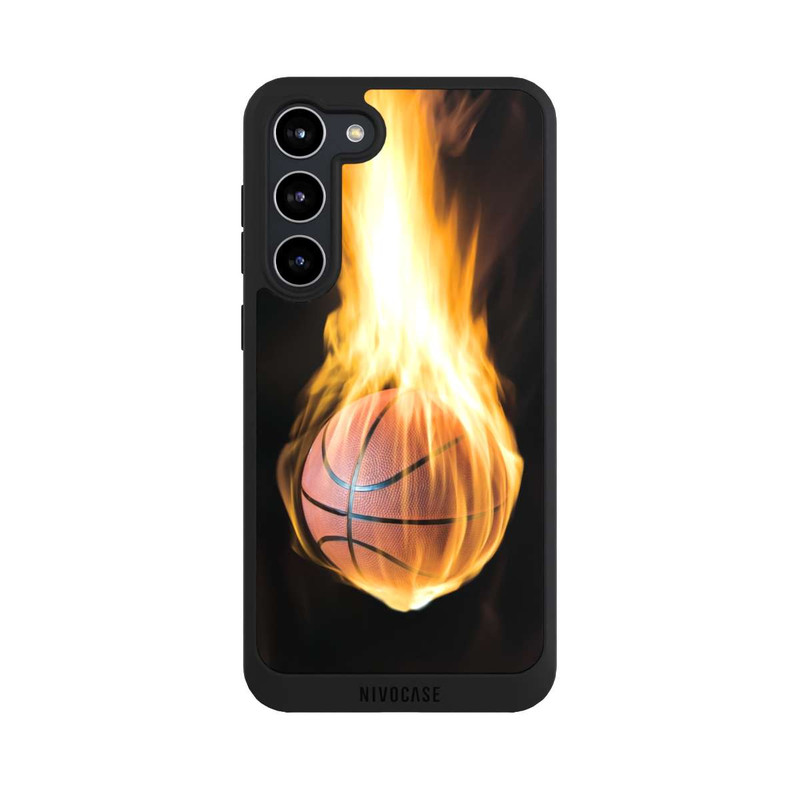 Galaxy S23 + NIVOpure Brennende Basketball Leidenschaft
