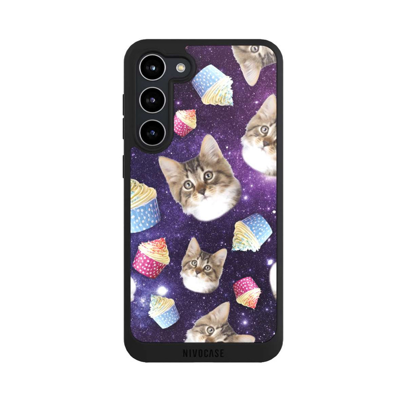 Galaxy S23 + NIVOpure Crazy Galaxy Space Cats