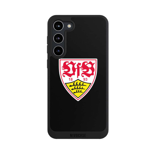 Samsung Galaxy S23+ NIVOpure VfB Stuttgart Wappen Schwarz