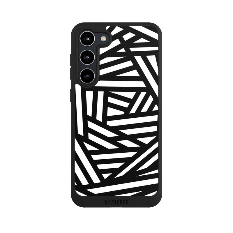 Galaxy S23 + NIVOpure Einfach schwarz und weiß1