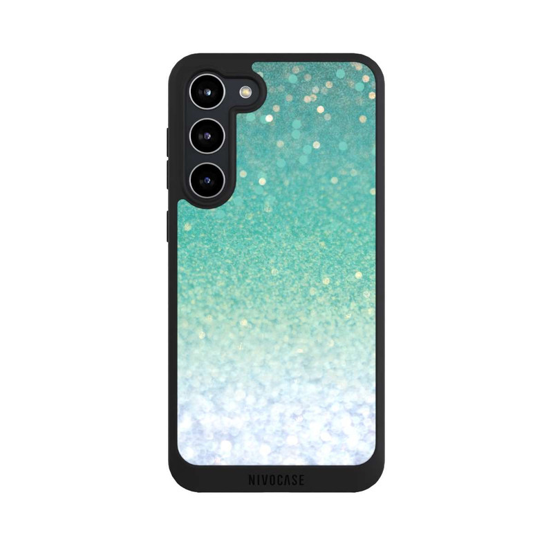 Galaxy S23 + NIVOpure Dazzling Glitter Green Look